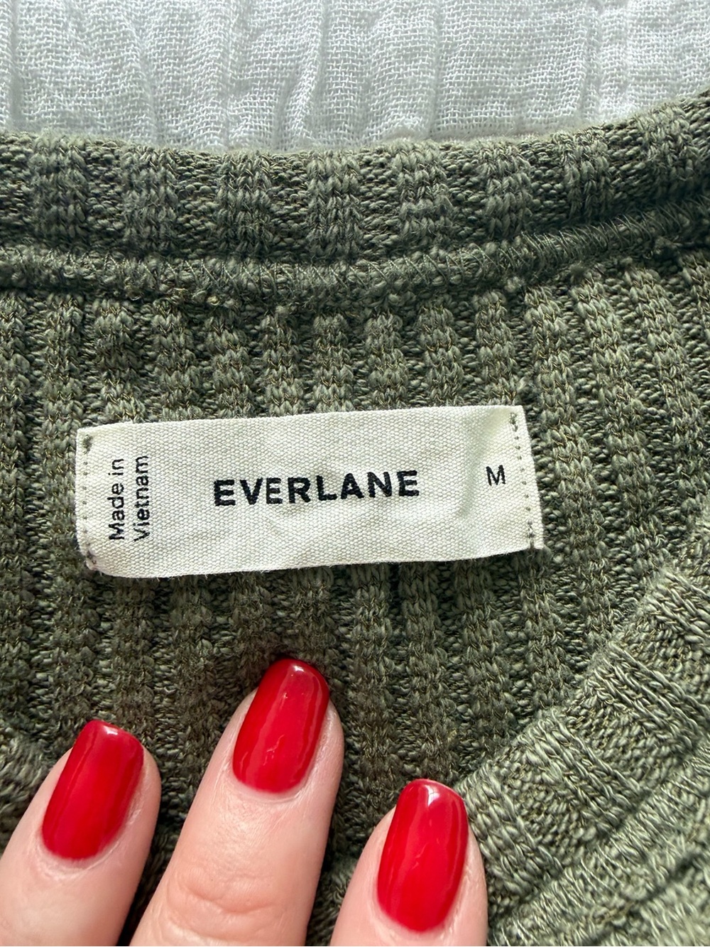 Everlane Cozy Rib Tee - Picture 7 of 10